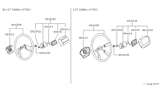 Diagram for 1991 Nissan Hardbody Pickup (D21) Steering Wheel - 48420-17C00