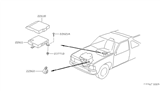 Diagram for 1992 Nissan Pathfinder Engine Control Module - 23710-88G73