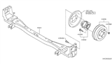 Diagram for Nissan NV Wheel Hub - 43202-3LM0A