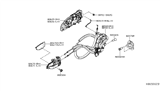 Diagram for Nissan NV Door Handle - 80671-3LM0A