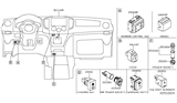 Diagram for 2019 Nissan Sentra Mirror Switch - 25570-3RA1A