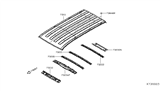 Diagram for 2014 Nissan NV Hood Hinge - G3233-3LMMC