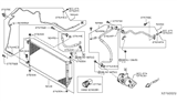 Diagram for Nissan A/C Hose - 92440-3LM0A