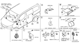 Diagram for Nissan Versa Clock Spring - 25554-3AN8A