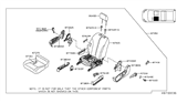 Diagram for 2019 Nissan NV Armrest - 87750-3LM0A