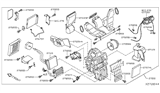 Diagram for 2019 Nissan NV Blower Motor - 27226-3LM1A