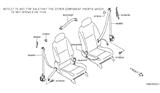 Diagram for 2014 Nissan NV Seat Belt - 86842-3LM8A