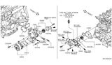 Diagram for Nissan Coolant Temperature Sensor - 22630-ZJ70A