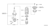 Diagram for 2014 Nissan NV Shock Absorber - E4303-3LM0B