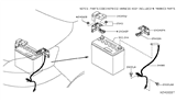 Diagram for 2014 Nissan NV Battery Cable - 24080-3LM0A