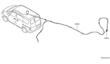 Diagram for 2013 Nissan NV Fuel Door Release Cable - 78822-3LM0C