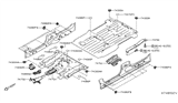 Diagram for 2016 Nissan NV Exhaust Heat Shield - 74772-3LM0C