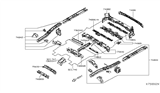 Diagram for 2018 Nissan NV Rear Crossmember - G5420-3LMMC