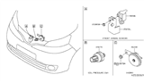 Diagram for Nissan NV Horn - 25620-9HM0A