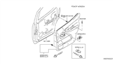 Diagram for 2016 Nissan NV Armrest - 80960-3LM1A