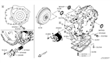 Diagram for 2011 Nissan Sentra Torque Converter - 31100-1XF00