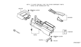 Diagram for 2017 Nissan NV Center Console Base - 96915-3LM0A