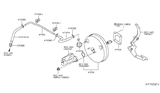 Diagram for Nissan NV Brake Booster Vacuum Hose - 47474-3LM0A