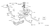 Diagram for 2016 Nissan NV Fuel Filler Hose - 17221-3LM0A