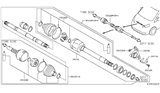 Diagram for 2018 Nissan NV CV Joint - C9211-3RC0A