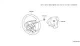 Diagram for 2014 Nissan NV Steering Wheel - 48430-3LM4A