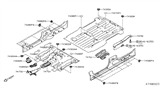 Diagram for 2014 Nissan NV Exhaust Heat Shield - 74750-3LM0C