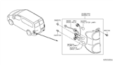 Diagram for 2019 Nissan NV Tail Light - 26550-3LM0A