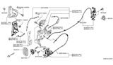 Diagram for 2020 Nissan NV Door Handle - 82606-3LM0B