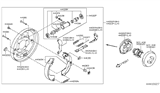 Diagram for 2012 Nissan Sentra Brake Bleeder Screw - 41128-ET01A