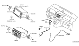 Diagram for Nissan NV Antenna - 25975-3LM0A