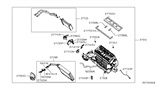 Diagram for Nissan NV Evaporator - 27280-1PA0A