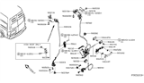 Diagram for 2012 Nissan NV Door Lock Actuator - 90593-1PA0A