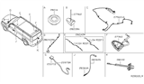 Diagram for 2020 Nissan NV Antenna - 28206-9JJ0A