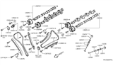 Diagram for 2008 Nissan Pathfinder Timing Chain - 13028-ZS00A