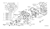 Diagram for 2008 Nissan Pathfinder Timing Cover - 13501-EA200