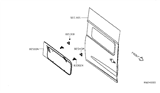 Diagram for 2014 Nissan NV Door Hinge - 83302-1PB0A