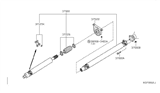 Diagram for 2014 Nissan NV Drive Shaft - 37000-1PE0A