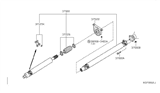 Diagram for Nissan NV Universal Joints - 37125-1PE0A