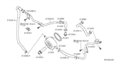 Diagram for Nissan NV Cooling Hose - 21306-EA200