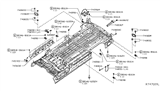 Diagram for 2020 Nissan NV Body Mount Hole Plug - 74810-1PA0A