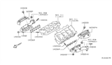 Diagram for 2014 Nissan Xterra Exhaust Manifold - 14002-EA21A