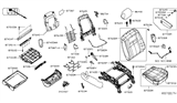 Diagram for 2020 Nissan NV Armrest - 87700-1PA1A