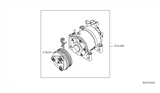 Diagram for 2019 Nissan NV A/C Compressor - 92600-ZL91A