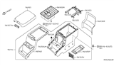 Diagram for 2018 Nissan NV Center Console Base - 96930-1PA0A