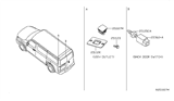 Diagram for 2019 Nissan NV Door Jamb Switch - 25360-1PA0A