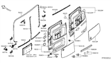 Diagram for 2014 Nissan NV Door Check - 90472-1PA2A