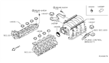 Diagram for Nissan Pathfinder Intake Manifold - 14001-ZE00B