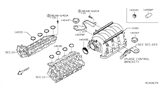 Diagram for 2006 Nissan Armada Intake Manifold - 14001-ZE00B