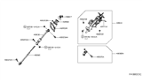 Diagram for Nissan Titan Steering Shaft - 48822-1PA0B