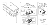 Diagram for Nissan NV Dome Light - 26410-1PA0A